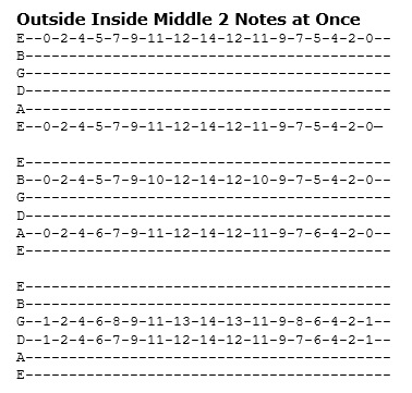 E Major Scale Exercise