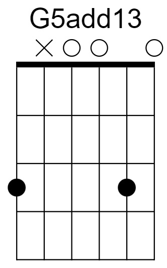 G5add13 Chord